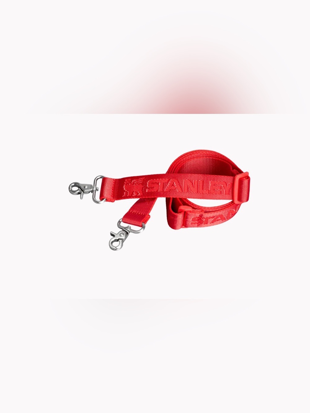 Stanley Orange Red Adjustable Lanyard with Metal Hook